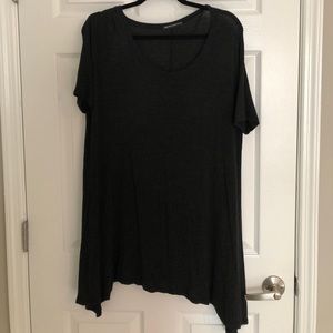 Dark grey t shirt dress